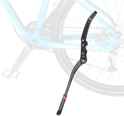BlueSunshine Rear Mount Bicycle Kickstand Adjustable Aluminum Alloy Bike Stand fits 24"-28"