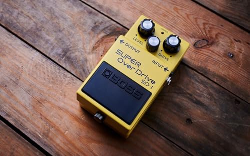BOSS SD-1 SUPER Overdrive | Compact Overdrive Pedal | Genre-Defining Sound & Feel | Unique Clipping Circuitry Produces Tube-Like Characteristics | Dynamic Tone Options | Easy-To-Use Controls | Compact Overdrive Pedal. Genre-Defining Sound and Feel, Uniqu…