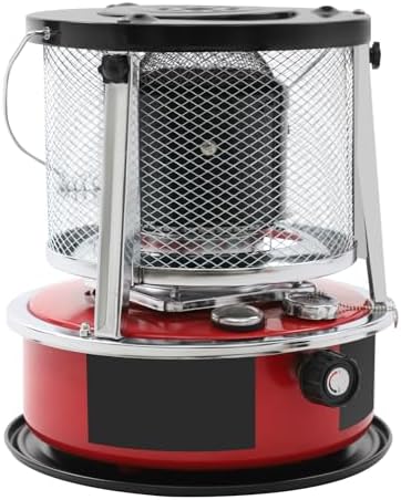 Portable Kerosene Space Heater – 8000 BTU Kerosene Stove Heater (1.37 Gal Capacity, 18H Runtime)
