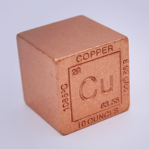 1 lb Copper Bar (Flat Style) .999 Pure Paperweight | Element Design with Certificate of Authenticity