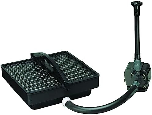 PONDMASTER Danner Manufacturing, Inc Garden Pond Filter and Pump Kit, PMK 1700, Black, 02217