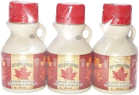 CANADA TRUE Pure Maple Syrup(Amber) (3x100ml)