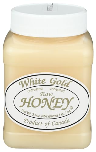 White Gold Raw Honey, 23 Ounce