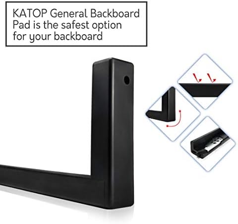 Katop Universal Pro-Style Basketball Backboard Padding Fits 48", 54", 60", 72" Basketball Systems Outdoor and Indoor