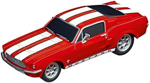 Carrera GO Ford Mustang '67 - Racing Red 1:43 Scale Analog Slot Car | Compatible with all Carrera GO electric & battery race tracks, 1:43 scale