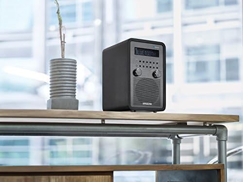 Sangean WR-50P AM/FM Bluetooth Wood Cabinet Tabletop Stereo Digital Receiver, Black