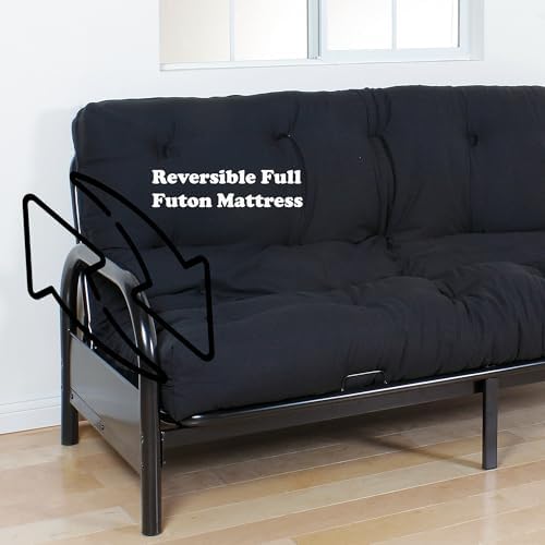 Acme Nabila Red and Black Full Futon Mattress