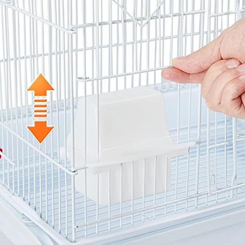 Yaheetech Bird Cage 64'' Medium Small Parrot Parakeet Bird Cages with Detachable Rolling Stand for Parrot Lovebirds Finches Parakeets Budgie Parrotlet Conures, Pet Flight Birdcage