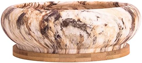 Succulent Pots, 7.3'' Large Bonsai Pots with Tray, Shallow Planters