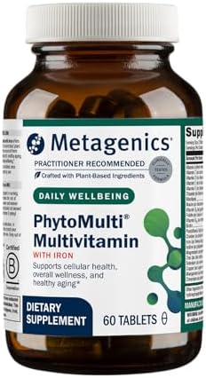Metagenics PhytoMulti with Iron - Daily Multivitamin for Men & Women with Phytonutrients* - Methylfolate, Vitamins A‑K