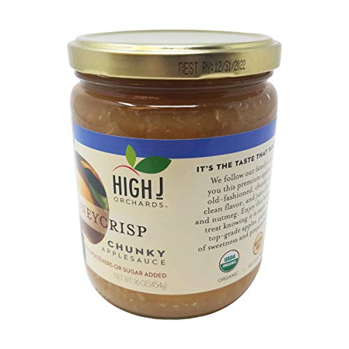 High J Orchards Organic Honeycrisp Chunky Applesauce, 16 OZ