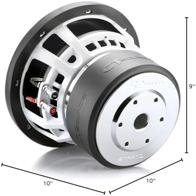 CT Sounds STRATO-8-D2 1200 Watts Max 8 Inch Car Subwoofer Dual 2 Ohm
