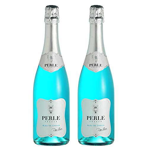 Pierre Chavin Perle Blanc Alcohol-Free 0.0% Sparkling White Wine Alternative From France, Low Calorie, Halal Certified, Vegan, and No Sulphites 750ml