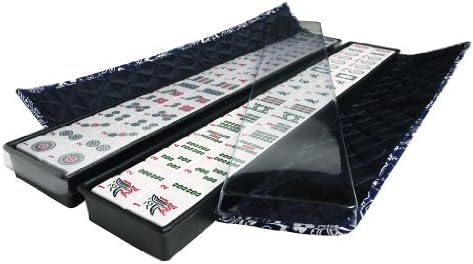 Linda Li New! - American Mahjong Set 166 Premium White Tiles, 4 All-in-One Rack/Pushers