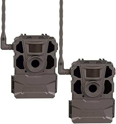 2 Pack TACTACAM Reveal X Gen 2.0 LTE Cellular Trail Camera AT&T and Verizon, HD Video, HD Photo, Low Glow IR LED Flash (TA-TC-XG2) for Hunting