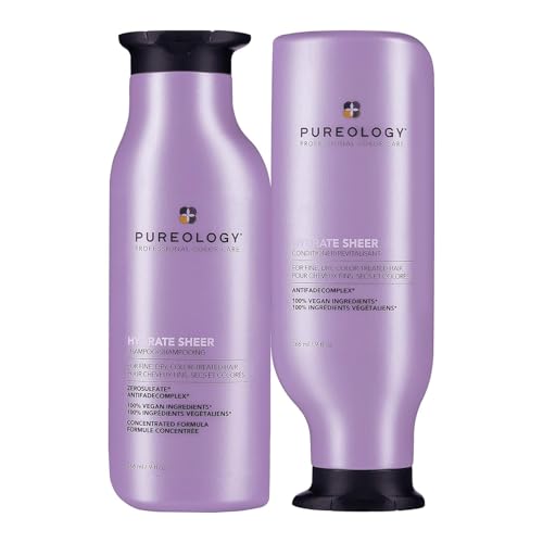Pureology Hydrate Sheer Shampoo & Conditioner Set – For Fine Hair