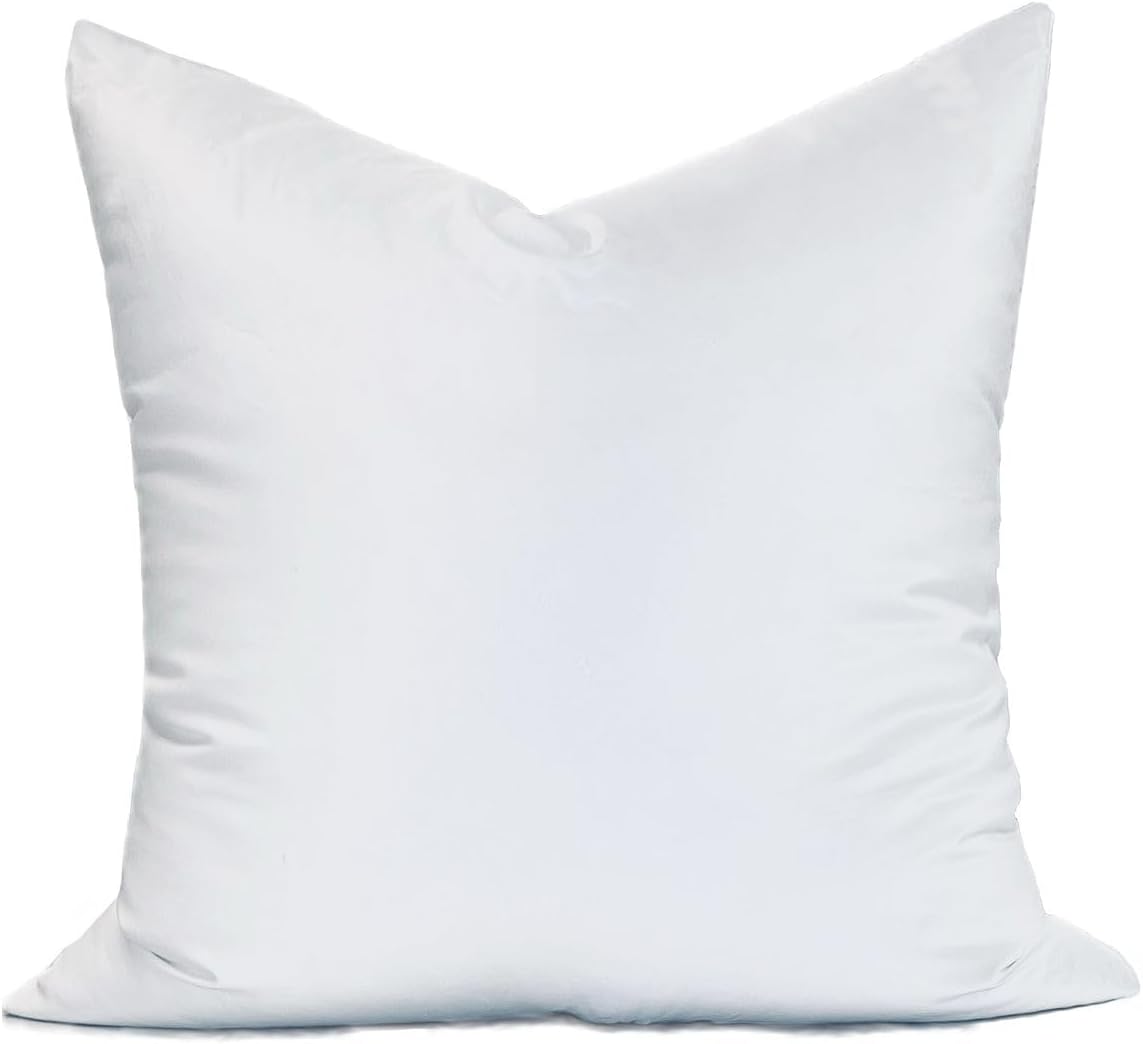 MoonRest® 26x26 Inch Synthetic Down Alternative Square Pillow Insert Form Stuffer for Sofa Shams, Decorative Throw Pillow