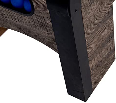American Legend 9’ Arcade Speedball Game with Electronic Scoring, Automatic Ball Return, LED Lighting & 4 Game Balls, Walnut Finish