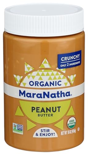 MaraNatha Organic Creamy Peanut Butter, 16 Ounce Jar