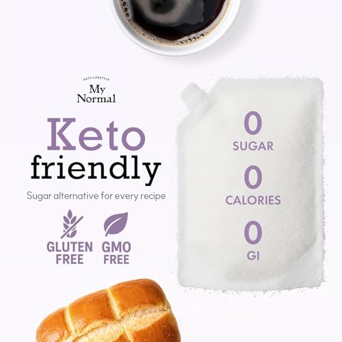 My Normal Keto Allulose Syrup - 1:1 Sugar Substitute, Zero Calorie 17.10 oz