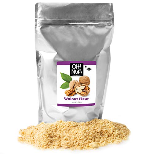 Oh! Nuts Flour | Fresh Flour in Resealable Bulk Bag | Healthy Flour for Baking, Cooking & Eating Recipes | Certified Kosher, Dairy & Egg Free