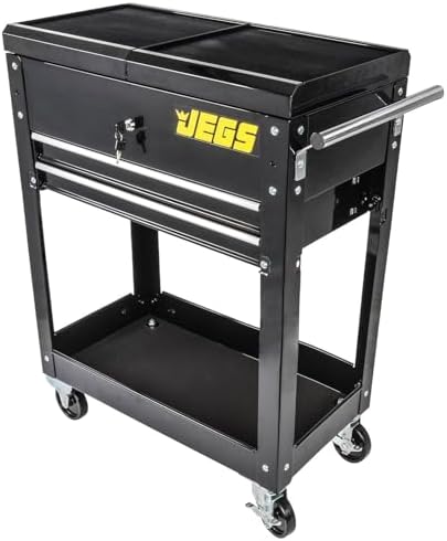 2-Drawer Heavy-Duty Tool Box Cart (220 lb. Capacity) | 2-Drawer Heavy-Duty Tool Box Cart (220 lb. Capacity) for supporting automotive installation