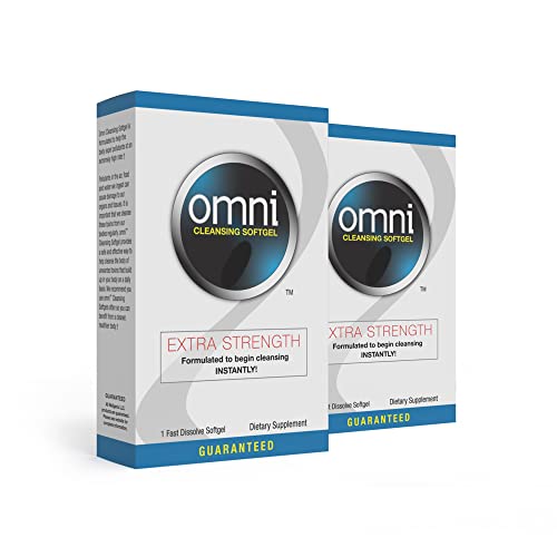 Wellgenix Omni Herbal Detox Cleanse Softgel: Fast Acting Body Detox, Quick Flush Toxin Removal, Herbal Cleanse Detox to Flush Your System, 1 Fast Acting Softgel