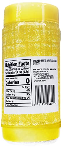 J-BASKET Sesame Seeds, White, 8-Ounce (Pack of 4)
