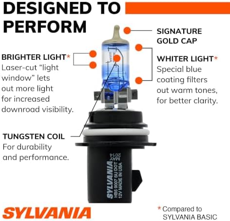 SYLVANIA - 9007 SilverStar Ultra - High Performance Halogen Headlight Bulb, High Beam, Low Beam and Fog Replacement Bulb