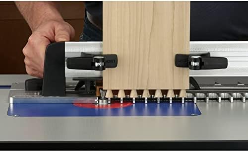 Rockler Leigh RTJ400 16" Router Table Dovetail Jig - Precision Router Jig for Through Dovetails - Box Joints and Finger Joints - Advanced