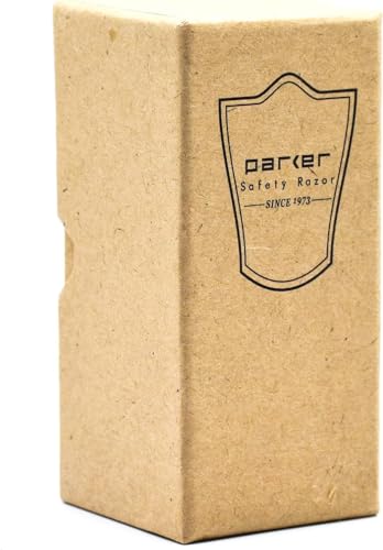 Parker 100% Black Badger Bristle Shaving Brush with White Handle