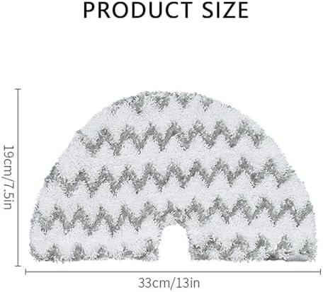 3 Replacement Triangle Pads Compatible with Shark Euro Pro Pocket Steam Mop S3501, S3601, S3801CO, S3901 with Triangle Mop Head