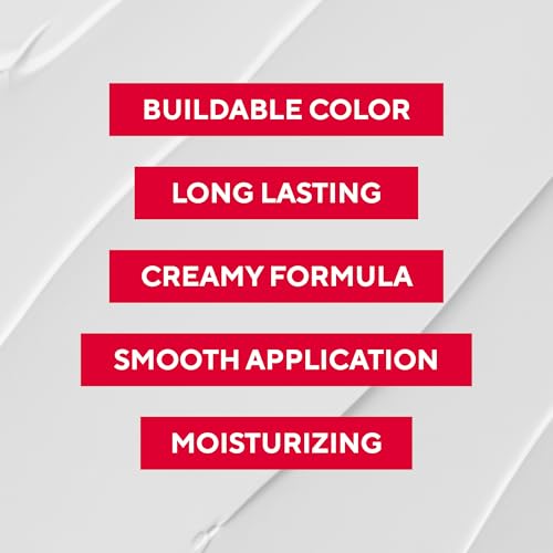 Mirabella - Sealed with a Kiss Smudge Proof Lipstick, Long-Lasting No-Bleed Lip Makeup, Hydrating Lip Color with Vegan Lanolin & Vitamin E, Perfect Red