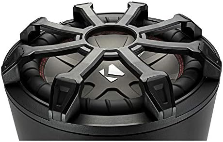KICKER 46CWTB102 TB10 10-inch Loaded Weather-Proof Subwoofer Enclosure w/Passive Radiator - 2-Ohm, 400 Watt