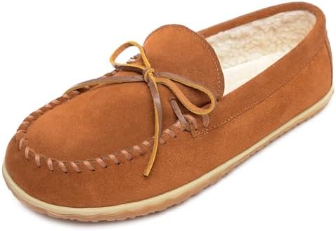 Minnetonka Men's Tomm Suede Leather Moccasins