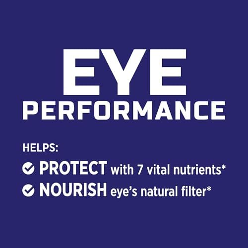 Ocuvite Eye Performance Vitamin & Mineral Supplement, Lutein and Zeaxanthin Supplements, Vitamins C, D, E, Zinc, and Omega-3