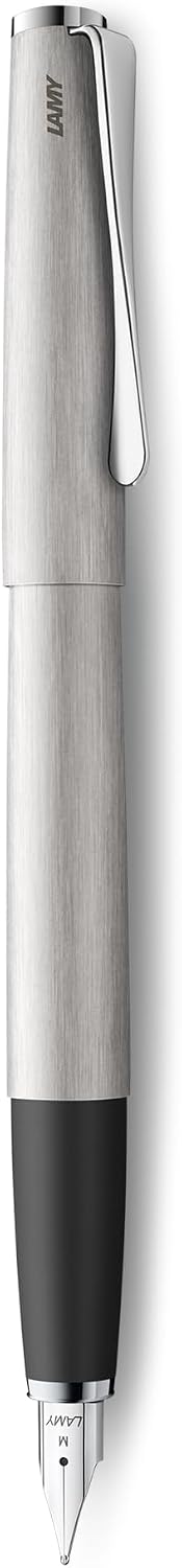 LAMY Studio Fountain Pen Stainless Steel Medium Nib (L65M)