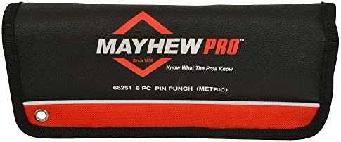 Mayhew 66253 11-Piece Hardened Steel Pin Punch 11 Piece Metric