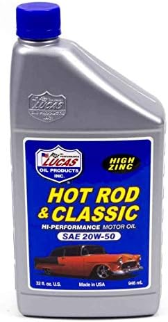 Lucas Oil 10688 Hot Rod and Classic Car SAE 10W-40 Motor Oil - 1 Quart
