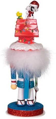 Kurt Adler Peanuts Snoopy Dog House Hollywood Nutcracker