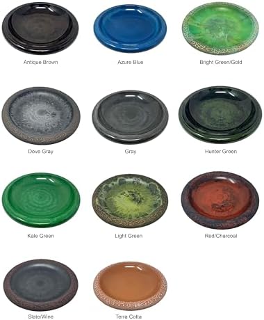 Tierra Birds and Beyond Gloss Bird Bowl with Gloss Rim – Kale Green