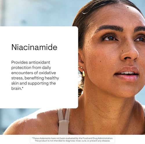 THORNE Niacinamide, 500 mg Non-Flushing Form of Vitamin B3, 180 Capsules | Supports NAD+ Production, Cellular Energy, Healthy Skin & Joint Cartilage