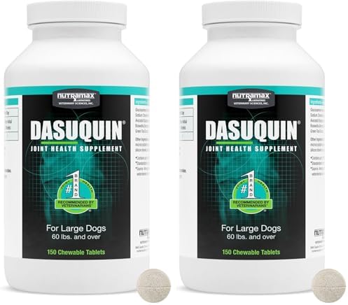 Nutramax Dasuquin Joint Supplement for Large Dogs, Chewable Tablets, 150ct | Glucosamine and Chondroitin, ASU, Supports Healthy Joints, For Dogs Over 60 lbs, All Ages, Chewable Tablets