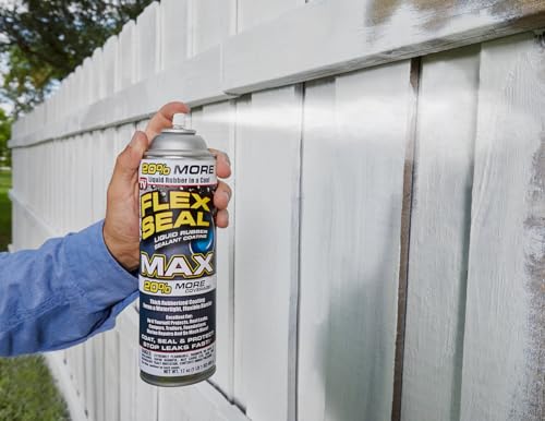 Flex Seal – Stop Leaks Fast! Rubberized Waterproof Coating Spray, Ideal for Roofs, Holes, Cracks, DIY Projects, Automotive Fixes, Indoor & Outdoor Repairs, and More – Black, 14 oz. (397 g) – 2 Pack