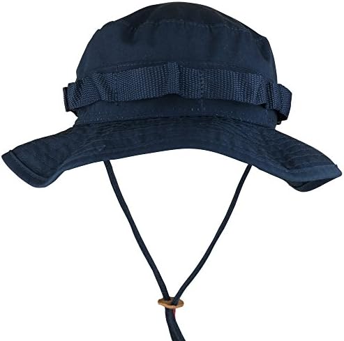 Armycrew Ripstop Tear Resistant Cotton Jungle Boonie Cap with Chin Strap