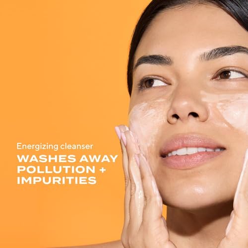 Murad Essential-C Facial Cleanser - Vitamin C | Gentle foaming gel face wash with Vitamin C, Vitamin E, Vitamin A, Allantoin & Panthenol cleanses, nourishes and hydrates