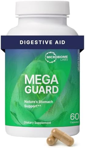 Microbiome Labs MegaGuard Gut Health Supplements - Ginger Root