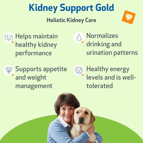 Pet Wellbeing Kidney Support Gold for Dogs - Kidney Care & Hydration, 2 oz