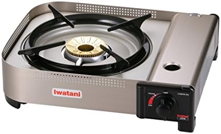 Iwatani 35FW Single-Burner Butane Portable Cooktop Indoor & Outdoor Cooking Stove Medium