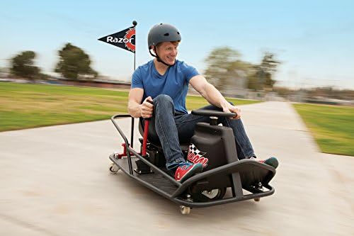 Razor Crazy Cart XL for Adults Ages 16+ - 36V Electric Drifting Go Kart - Variable Speed, Up to 14 mph, Drift Bar for Controlled Drifts